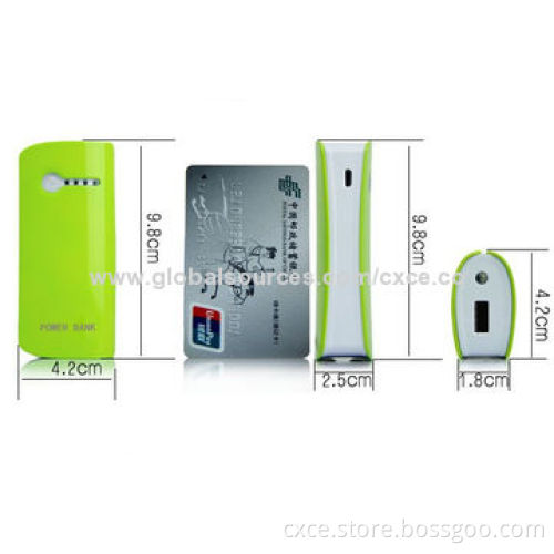 Emergency Charger, 5,600mAh Lithium-ion Battery, Small Size, UV Oil Printing Cover